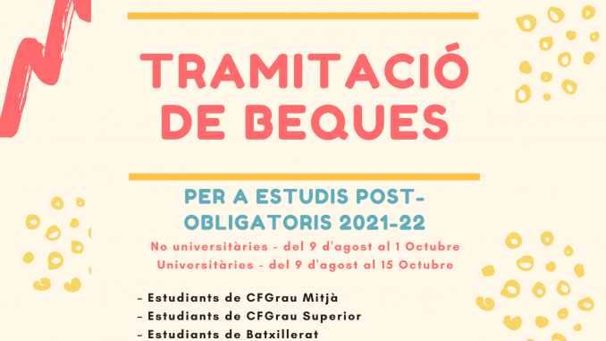 servei acompanyament a Beques